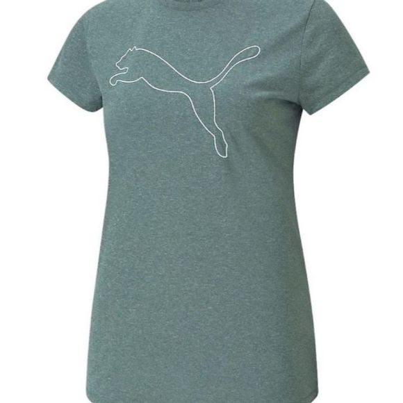PUMA RTG Heather Logo Tee Size XS - Picture 1 of 5